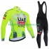 Maillot y Culotte Largos con Tirantes pro uae team emirates xrg tdf editon race fluo 2025 Hombres
