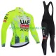 Maillot y Culotte Largos con Tirantes pro uae team emirates xrg tdf editon race fluo 2025 Hombres