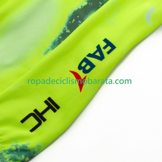 Maillot y Culotte Largos con Tirantes pro uae team emirates xrg tdf editon race fluo 2025 Hombres