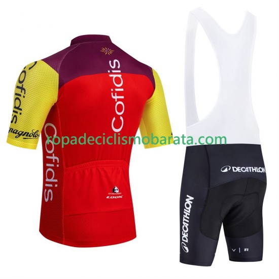 Maillot y Culotte con Tirantes equipe pro cofidis 2025 Hombres