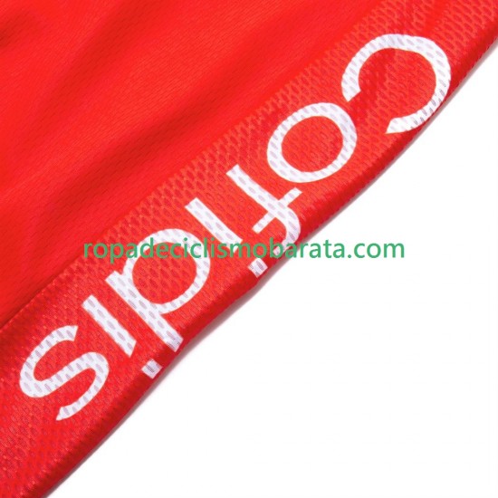 Maillot y Culotte con Tirantes equipe pro cofidis 2025 Hombres