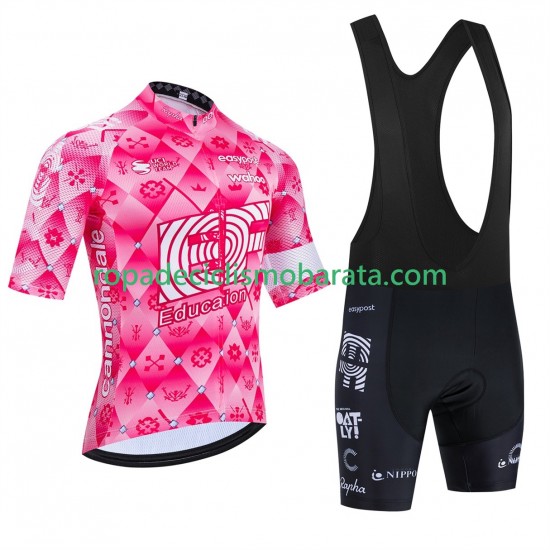 Maillot y Culotte con Tirantes equipe pro ef education easypost 2025 Hombres
