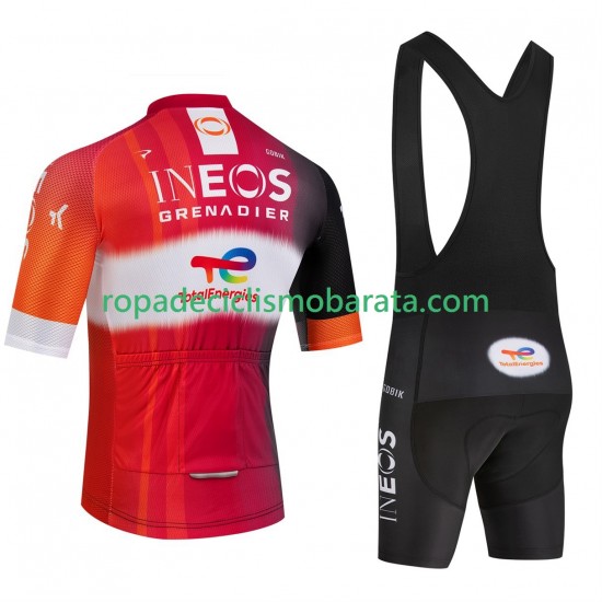 Maillot y Culotte con Tirantes equipe pro ineos totalenergies tour de france 2025 Hombres