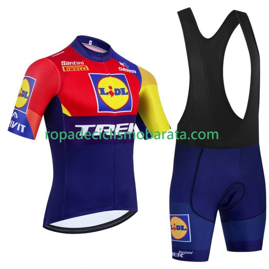 Maillot y Culotte con Tirantes equipe pro lidl trek 2025 Hombres