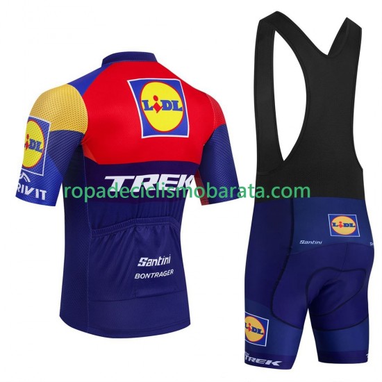 Maillot y Culotte con Tirantes equipe pro lidl trek 2025 Hombres