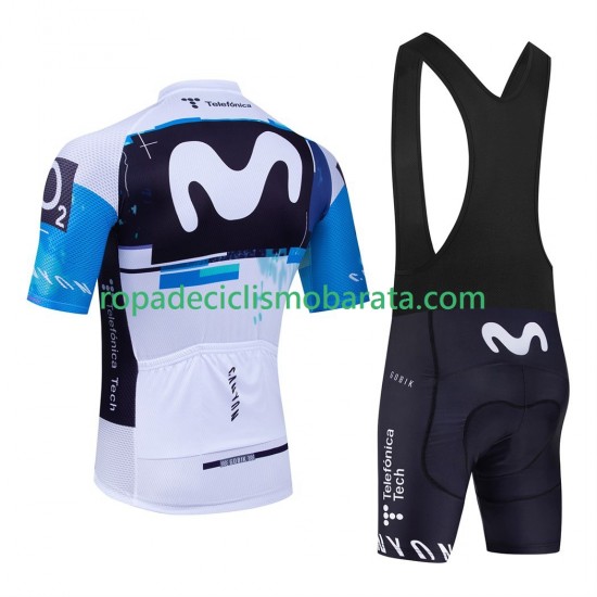 Maillot y Culotte con Tirantes equipe pro movistar 2025 Hombres