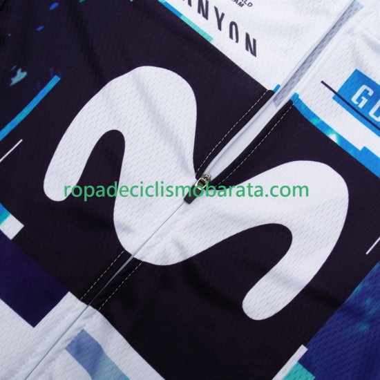 Maillot y Culotte con Tirantes equipe pro movistar 2025 Hombres