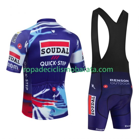 Maillot y Culotte con Tirantes equipe pro soudal quick step 2025 Hombres