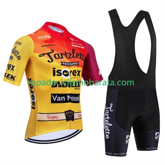 Maillot y Culotte con Tirantes equipe pro tarteletto isorex 2025 Hombres