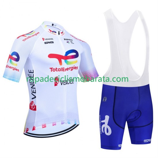 Maillot y Culotte con Tirantes equipe pro totalenergies 2025 Hombres