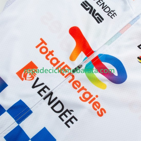 Maillot y Culotte con Tirantes equipe pro totalenergies tour de france 2025 Hombres