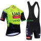 Maillot y Culotte con Tirantes equipe pro uae team emirates 2025 fluo Hombres