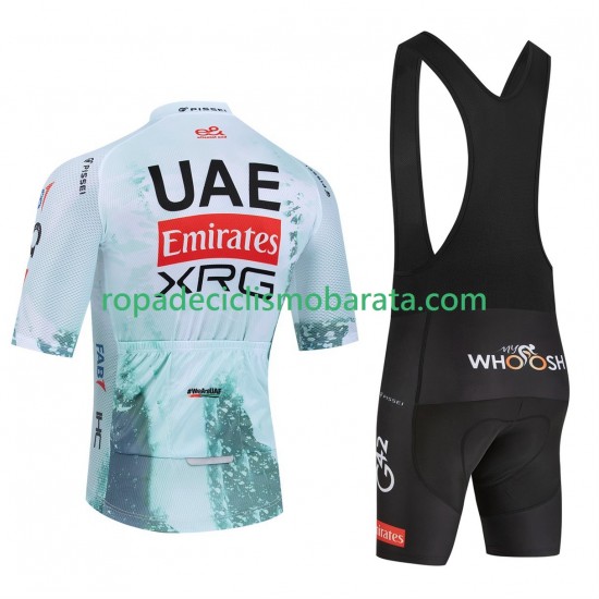 Maillot y Culotte con Tirantes equipe pro uae team emirates xrg tdf editon race 2025 Hombres