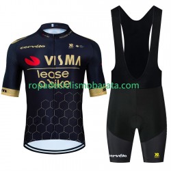 Maillot y Culotte con Tirantes equipe pro visma lease a bike 2025 Hombres N001