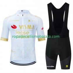 Maillot y Culotte con Tirantes equipe pro visma lease a bike 2025 Hombres N002