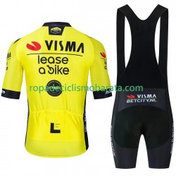 Maillot y Culotte con Tirantes equipe pro visma lease a bike 2025 Hombres