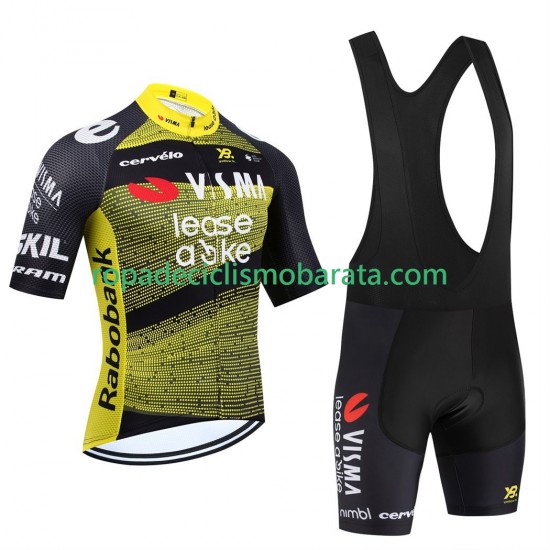 Maillot y Culotte con Tirantes equipe pro visma lease a bike tour de france 2025 Hombres