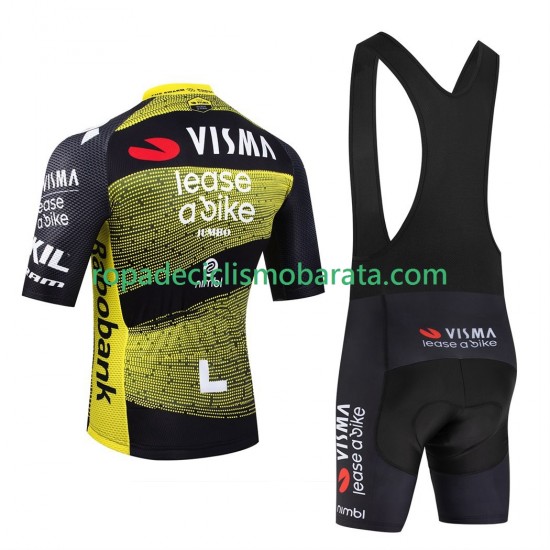 Maillot y Culotte con Tirantes equipe pro visma lease a bike tour de france 2025 Hombres