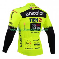 Maillot Manga Larga equipe pro anicolor tien 21 2025 Hombres