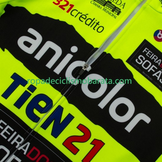 Maillot Manga Larga equipe pro anicolor tien 21 2025 Hombres