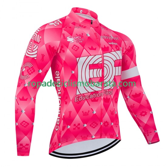 Maillot Manga Larga equipe pro ef education easypost 2025 Hombres