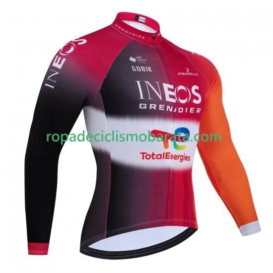Maillot Manga Larga equipe pro ineos totalenergies tour de france 2025 Hombres