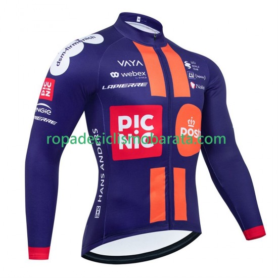 Maillot Manga Larga equipe pro picnic postnl 2025 Hombres