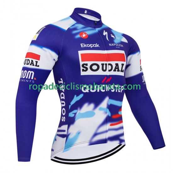 Maillot Manga Larga equipe pro soudal quick step 2025 Hombres