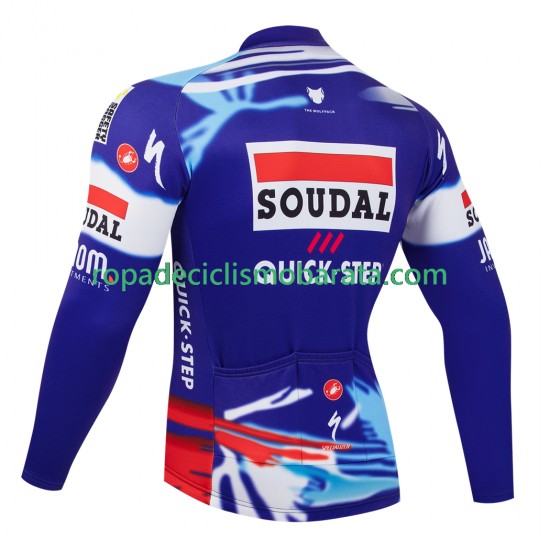 Maillot Manga Larga equipe pro soudal quick step 2025 Hombres