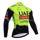 Maillot Manga Larga equipe pro uae team emirates 2025 fluo Hombres