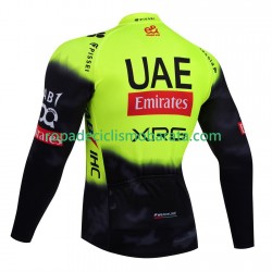 Maillot Manga Larga equipe pro uae team emirates 2025 fluo Hombres