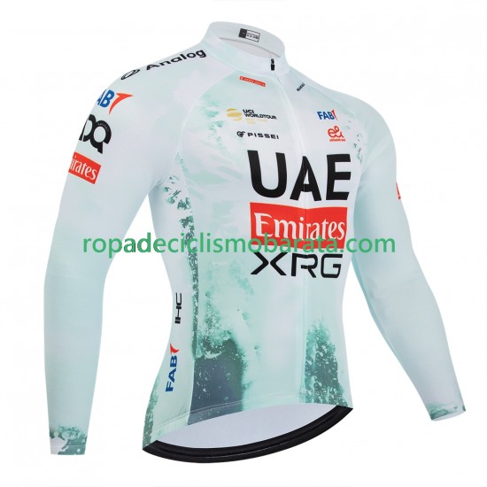 Maillot Manga Larga equipe pro uae team emirates xrg tdf editon race 2025 Hombres