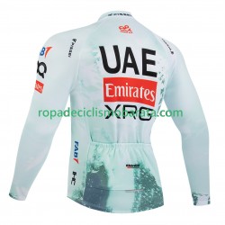 Maillot Manga Larga equipe pro uae team emirates xrg tdf editon race 2025 Hombres