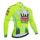 Maillot Manga Larga equipe pro uae team emirates xrg tdf editon race fluo 2025 Hombres