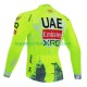 Maillot Manga Larga equipe pro uae team emirates xrg tdf editon race fluo 2025 Hombres