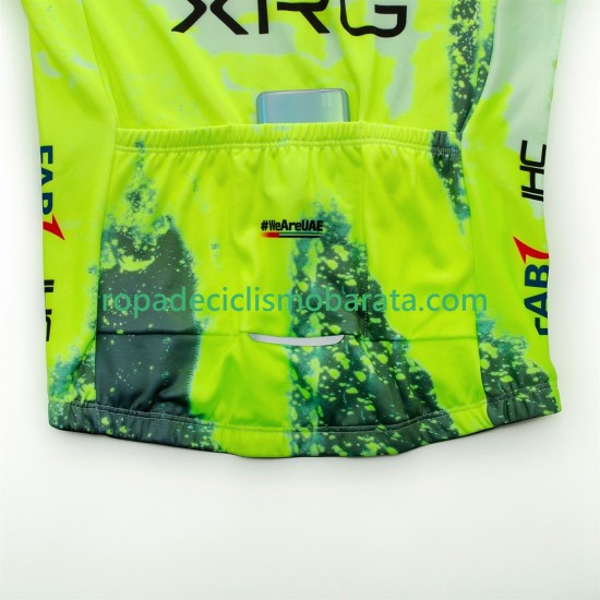 Maillot Manga Larga equipe pro uae team emirates xrg tdf editon race fluo 2025 Hombres