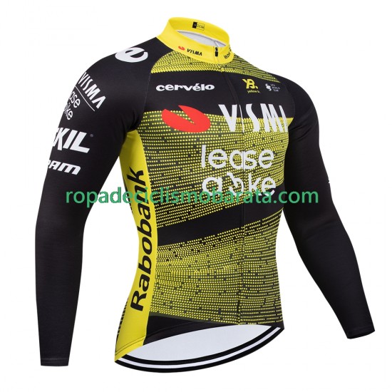 Maillot Manga Larga equipe pro visma lease a bike tour de france 2025 Hombres