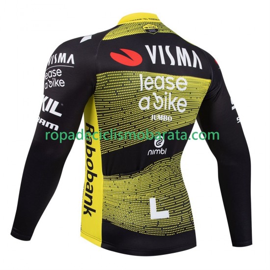 Maillot Manga Larga equipe pro visma lease a bike tour de france 2025 Hombres