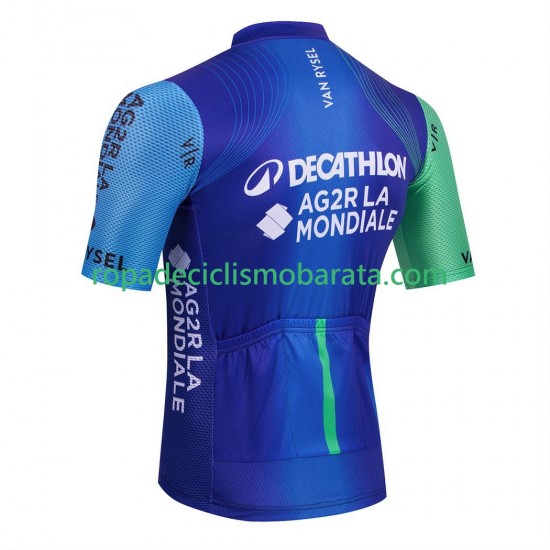 Maillot Manga Corta equipe pro decathlon ag2r 2025 Hombres