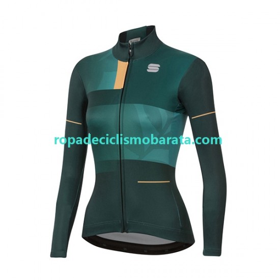 Maillot y Culotte Largos 2021 Sportful Leaf Mujeres N001