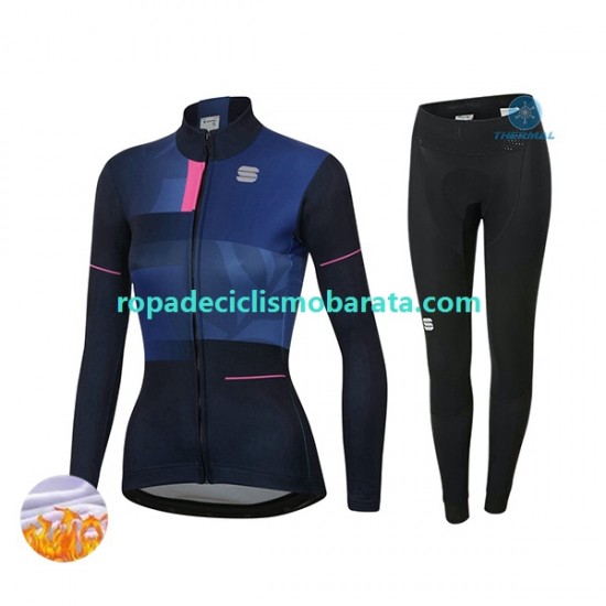 Invierno Maillot y Culotte Largos 2021 Sportful Leaf Mujeres N001
