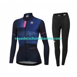 Maillot y Culotte Largos 2021 Sportful Leaf Mujeres N002