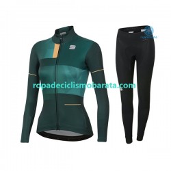 Invierno Maillot y Culotte Largos 2021 Sportful Leaf Mujeres N002