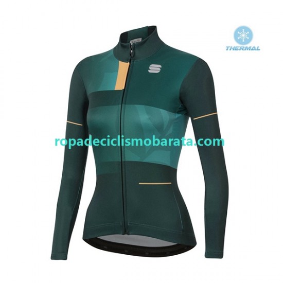 Invierno Maillot y Culotte Largos 2021 Sportful Leaf Mujeres N002