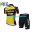 Maillot y Culotte Corto 2021 Team Jumbo-Visma Niños N001