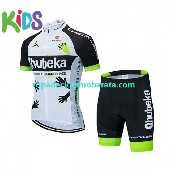 Maillot y Culotte Corto 2021 Team Qhubeka Niños N001