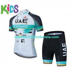 Maillot y Culotte Corto 2021 UAE Team Emirates Niños N002