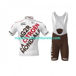 Maillot y Culotte con Tirantes 2022 AG2R Citroen Team Hombres N001