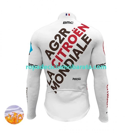Invierno Maillot 2022 AG2R Citroen Team Hombres N001