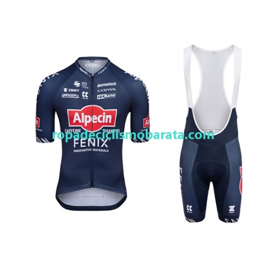 Maillot y Culotte con Tirantes 2022 Alpecin-Deceuninck Hombres N001